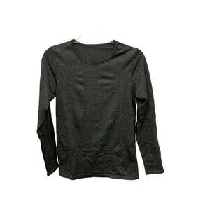Charcoal Grey Cozy Fleece Lined Tee